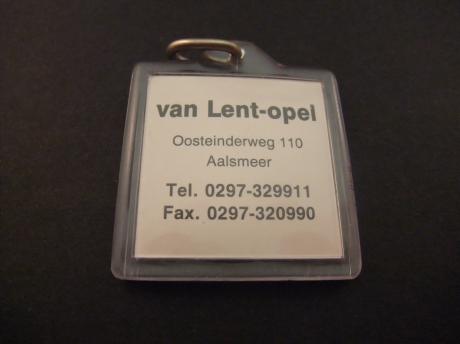 Opel dealer Van Lent Oosteinderweg Aalsmeer sleutelhanger (2)